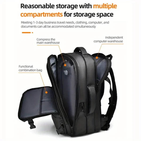 women's vacuum compression backpack
